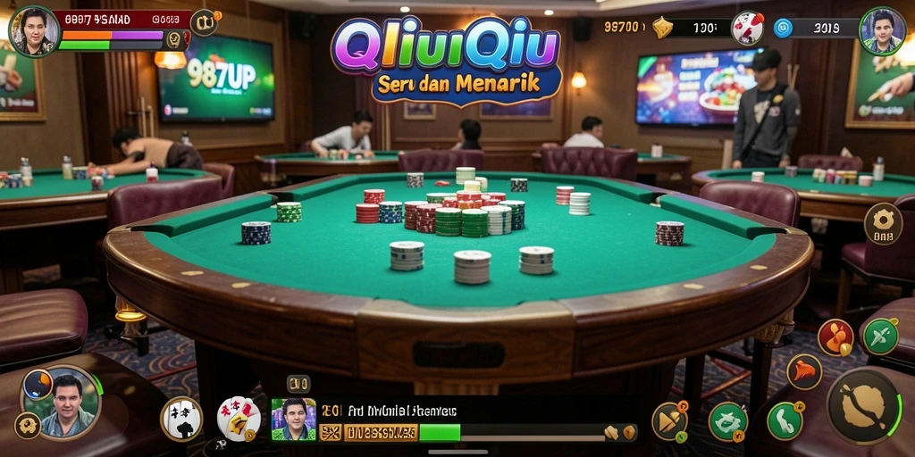 Tampilan gameplay QiuQiu yang menarik dan seru.