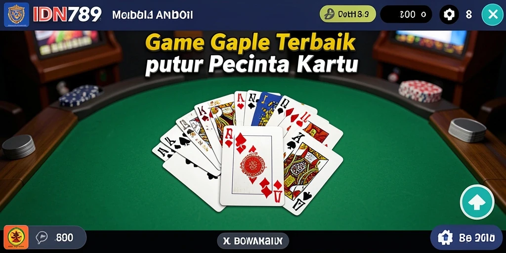 Screenshot gameplay menunjukkan serunya bermain Gaple di IDN789.