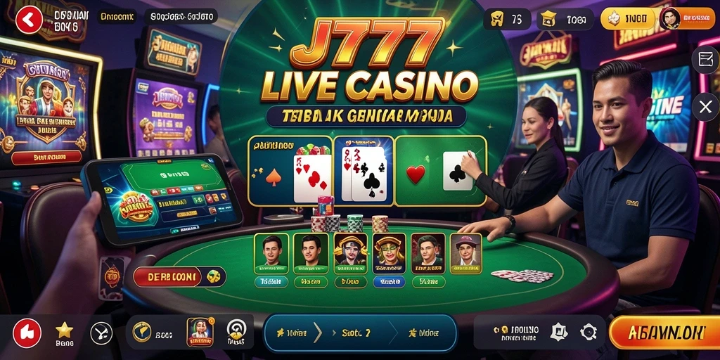 Gameplay Live Casino yang mendebarkan dan interaktif.