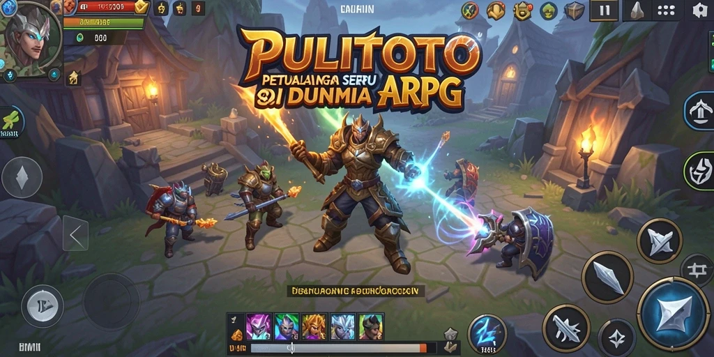 Tampilan gameplay ARPG PULITOTO yang seru dan dinamis.